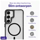 Buddi Hybrid Samsung Galaxy S25 Plus / S24 Plus Hoesje MagSafe Matte Zwart afbeelding 6
