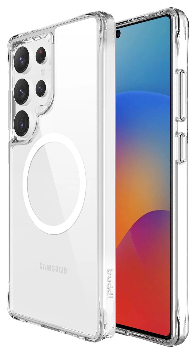 Buddi Core Samsung Galaxy S25 Ultra Hoesje MagSafe Back Cover Transparant afbeelding 1