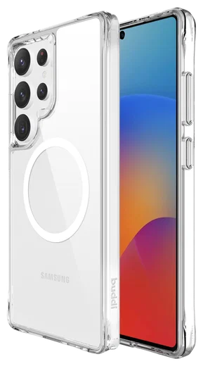 Buddi Core Samsung Galaxy S25 Ultra Hoesje MagSafe Back Cover Transparant afbeelding 1