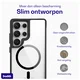 Buddi Hybrid Samsung Galaxy S25 Ultra Hoesje MagSafe Transparant Zwart afbeelding 7