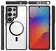 Buddi Hybrid Samsung Galaxy S25 Ultra Hoesje MagSafe Transparant Zwart afbeelding 10