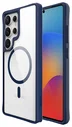 Buddi Hybrid Samsung Galaxy S25 Ultra Hoesje MagSafe Transparant Blauw