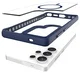 Buddi Hybrid Samsung Galaxy S25 Ultra Hoesje MagSafe Transparant Blauw afbeelding 11