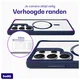 Buddi Hybrid Samsung Galaxy S25 Ultra Hoesje MagSafe Transparant Blauw afbeelding 6
