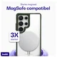 Buddi Hybrid Samsung Galaxy S25 Ultra Hoesje MagSafe Transparant Groen afbeelding 4