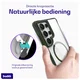Buddi Hybrid Samsung Galaxy S25 Ultra Hoesje MagSafe Transparant Groen afbeelding 5