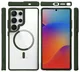 Buddi Hybrid Samsung Galaxy S25 Ultra Hoesje MagSafe Transparant Groen afbeelding 10