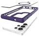 Buddi Hybrid Samsung Galaxy S25 Ultra Hoesje MagSafe Transparant Paars afbeelding 11