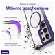 Buddi Hybrid Samsung Galaxy S25 Ultra Hoesje MagSafe Transparant Paars afbeelding 3