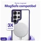 Buddi Hybrid Samsung Galaxy S25 Ultra Hoesje MagSafe Transparant Paars afbeelding 4