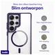 Buddi Hybrid Samsung Galaxy S25 Ultra Hoesje MagSafe Transparant Paars afbeelding 7