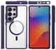 Buddi Hybrid Samsung Galaxy S25 Ultra Hoesje MagSafe Transparant Paars afbeelding 10