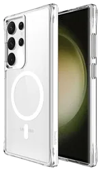 Buddi Core Samsung Galaxy S24 Ultra Hoesje MagSafe Back Cover Transparant afbeelding