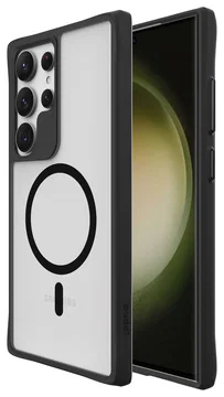 Buddi Hybrid Samsung Galaxy S24 Ultra Hoesje MagSafe Matte Zwart