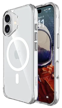 Buddi Core Apple iPhone 16 Hoesje MagSafe Back Cover Transparant