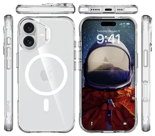 Buddi Core Apple iPhone 16 Hoesje MagSafe Back Cover Transparant afbeelding 12