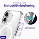Buddi Core Apple iPhone 16 Hoesje MagSafe Back Cover Transparant afbeelding 7