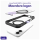 Buddi Hybrid Apple iPhone 16 Hoesje MagSafe Back Cover Transparant Zwart afbeelding 9