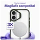 Buddi Hybrid Apple iPhone 16 Hoesje MagSafe Back Cover Transparant Groen afbeelding 4