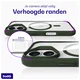 Buddi Hybrid Apple iPhone 16 Hoesje MagSafe Back Cover Transparant Groen afbeelding 7