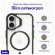 Buddi Hybrid Apple iPhone 16 Hoesje MagSafe Back Cover Transparant Groen afbeelding 8