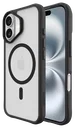 Buddi Hybrid Apple iPhone 16 Hoesje MagSafe Back Cover Matte Zwart