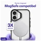 Buddi Hybrid Apple iPhone 16 Hoesje MagSafe Back Cover Matte Zwart afbeelding 4