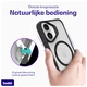Buddi Hybrid Apple iPhone 16 Hoesje MagSafe Back Cover Matte Zwart afbeelding 6