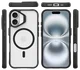 Buddi Hybrid Apple iPhone 16 Hoesje MagSafe Back Cover Matte Zwart afbeelding 11