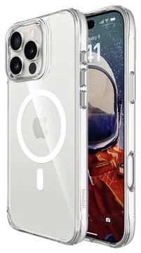 Buddi Core Apple iPhone 16 Pro Hoesje MagSafe Back Cover Transparant