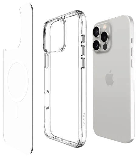 Buddi Core Apple iPhone 16 Pro Hoesje MagSafe Back Cover Transparant afbeelding 11