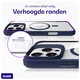 Buddi Hybrid Apple iPhone 16 Pro Hoesje MagSafe Back Cover Transparant Blauw afbeelding 7