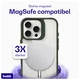 Buddi Hybrid Apple iPhone 16 Pro Hoesje MagSafe Back Cover Transparant Groen afbeelding 4