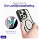Buddi Hybrid Apple iPhone 16 Pro Hoesje MagSafe Back Cover Transparant Groen afbeelding 6