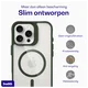 Buddi Hybrid Apple iPhone 16 Pro Hoesje MagSafe Back Cover Transparant Groen afbeelding 8