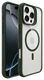 Buddi Hybrid Apple iPhone 16 Pro Hoesje MagSafe Back Cover Transparant Groen afbeelding 10