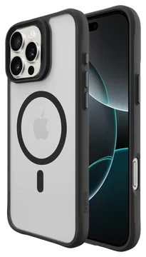 Buddi Hybrid Apple iPhone 16 Pro Hoesje MagSafe Back Cover Matte Zwart