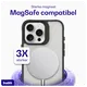 Buddi Hybrid Apple iPhone 16 Pro Hoesje MagSafe Back Cover Matte Zwart afbeelding 3