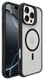 Buddi Hybrid Apple iPhone 16 Pro Hoesje MagSafe Back Cover Matte Zwart afbeelding 8