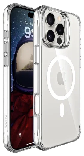 Buddi Core Apple iPhone 16 Pro Max Hoesje MagSafe Back Cover Transparant afbeelding 10