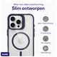 Buddi Hybrid Apple iPhone 16 Pro Max Hoesje MagSafe Back Cover Transparant Blauw afbeelding 8