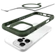 Buddi Hybrid Apple iPhone 16 Pro Max Hoesje MagSafe Back Cover Transparant Groen afbeelding 12