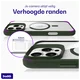 Buddi Hybrid Apple iPhone 16 Pro Max Hoesje MagSafe Back Cover Transparant Groen afbeelding 7