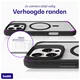 Buddi Hybrid Apple iPhone 16 Pro Max Hoesje MagSafe Back Cover Matte Zwart afbeelding 6