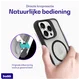 Buddi Hybrid Apple iPhone 16 Pro Max Hoesje MagSafe Back Cover Matte Zwart afbeelding 7