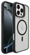 Buddi Hybrid Apple iPhone 16 Pro Max Hoesje MagSafe Back Cover Matte Zwart afbeelding 10