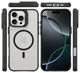 Buddi Hybrid Apple iPhone 16 Pro Max Hoesje MagSafe Back Cover Matte Zwart afbeelding 11