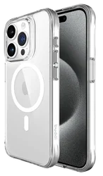 Buddi Core Apple iPhone 15 Pro Hoesje MagSafe Back Cover Transparant afbeelding