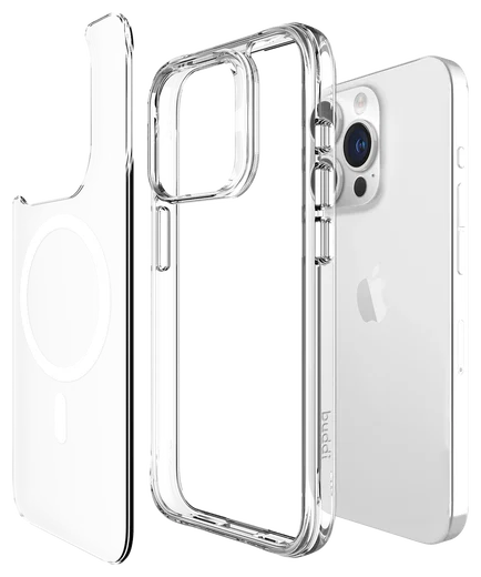Buddi Core Apple iPhone 15 Pro Hoesje MagSafe Back Cover Transparant afbeelding 12