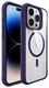 Buddi Hybrid Apple iPhone 15 Pro Hoesje MagSafe Back Cover Transparant Paars afbeelding 10